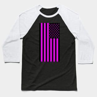 Pink Flag American Baseball T-Shirt